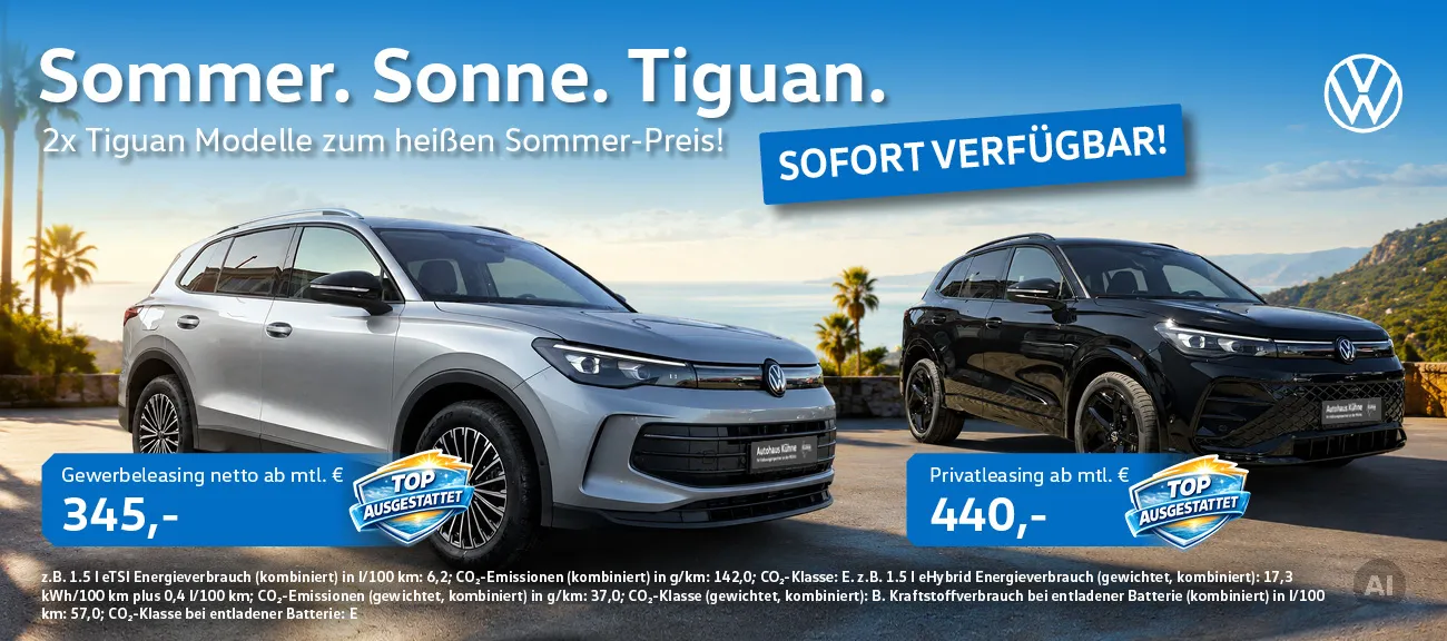 2x Tiguan Sofort verfügbar
