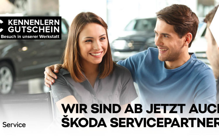  Wir sind ab jetzt auch Skoda Servicepartner