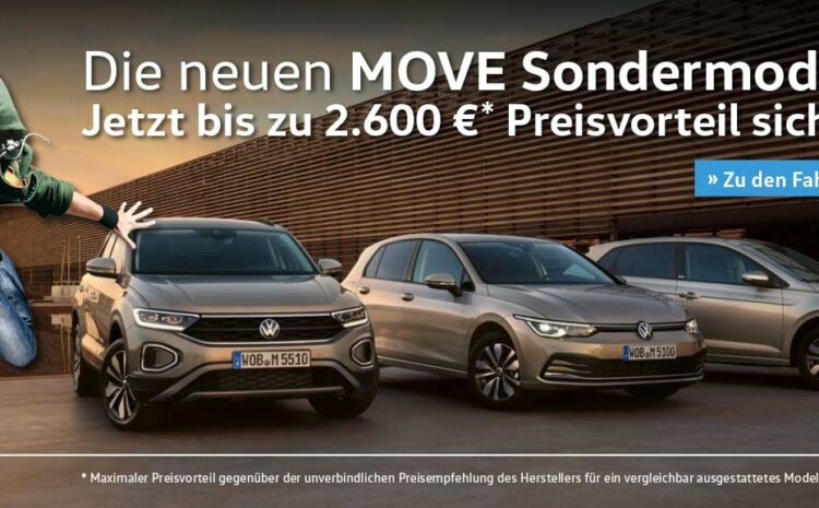  Die neuen MOVE Sondermodelle