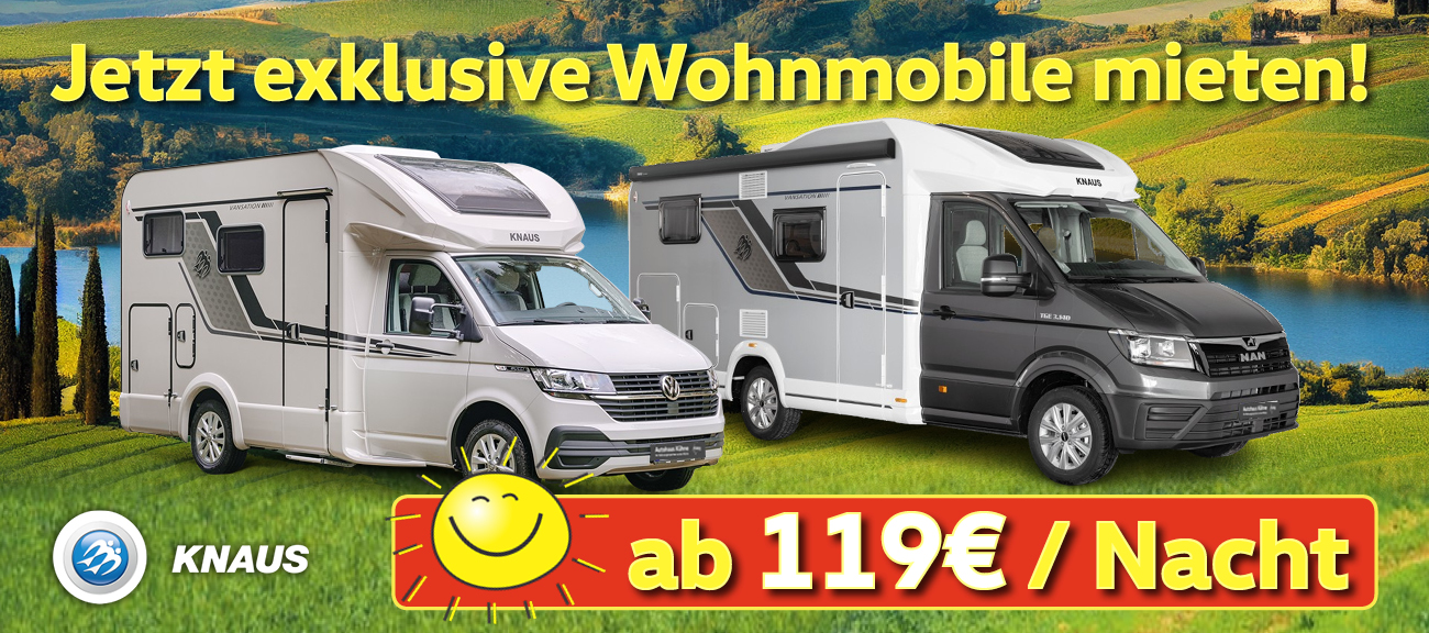 Wohnmobil mieten bei Kühne