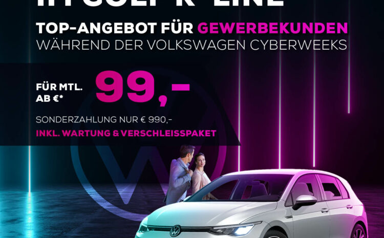  Golf R-Line für Gewerbekunden