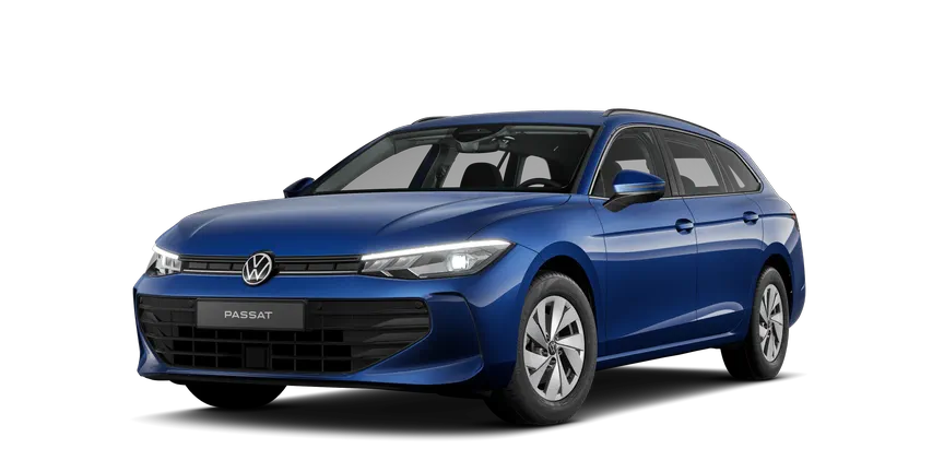 VW Passat Hybrid blau