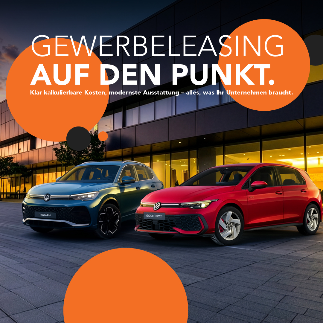 VW Gewerbeleasing auf den Punkt