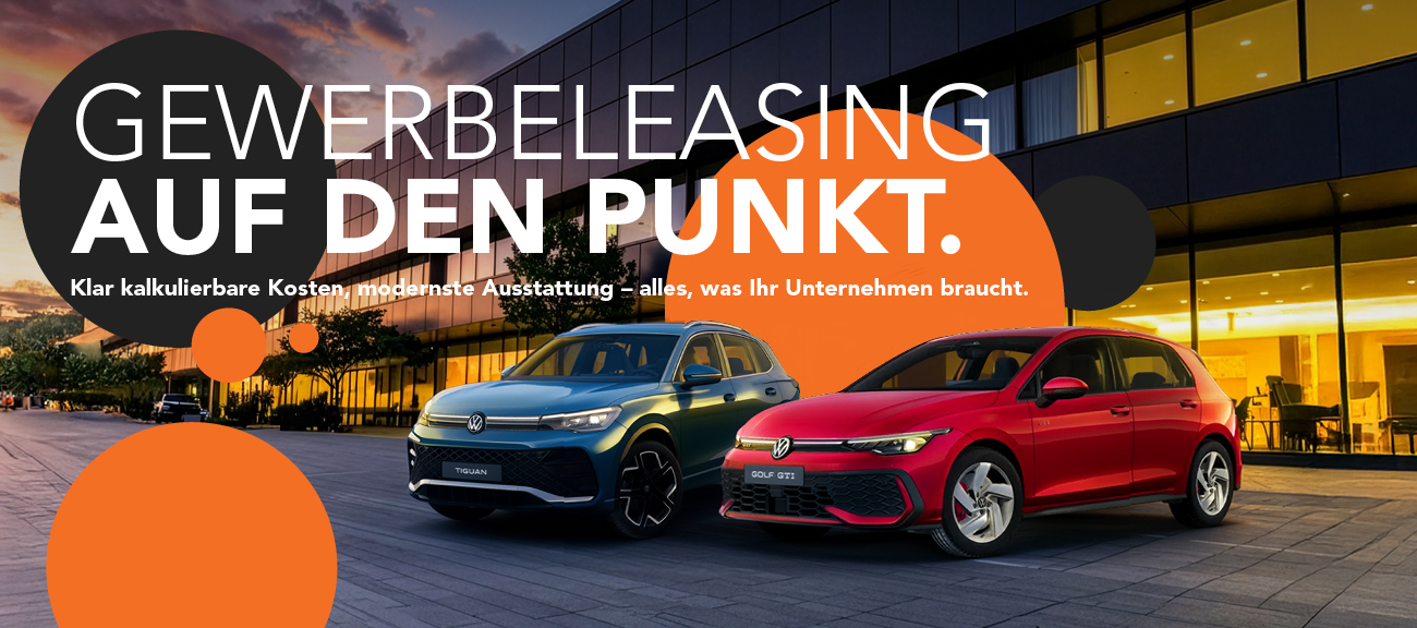 VW Gewerbeleasing auf den Punkt